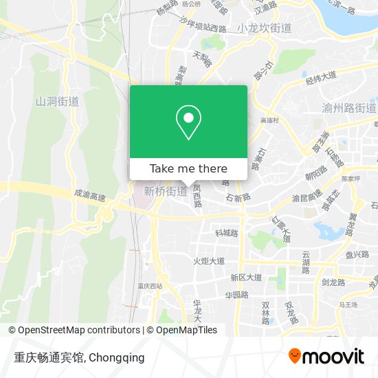 重庆畅通宾馆 map