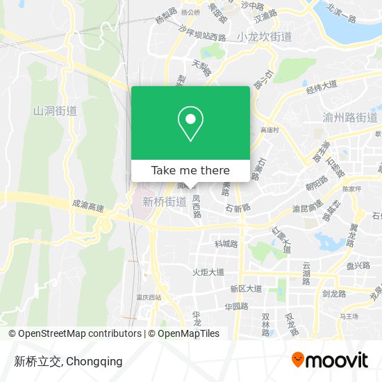 新桥立交 map