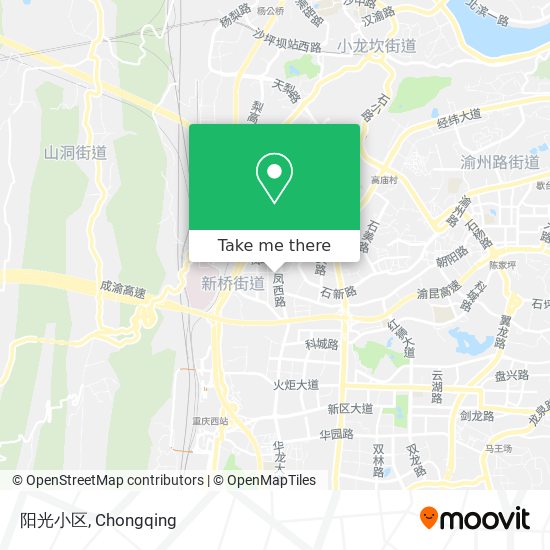 阳光小区 map