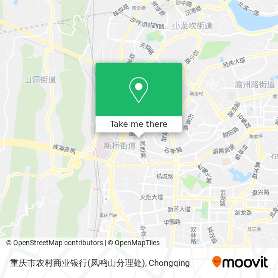 重庆市农村商业银行(凤鸣山分理处) map