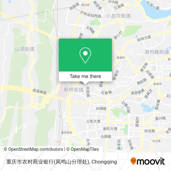 重庆市农村商业银行(凤鸣山分理处) map