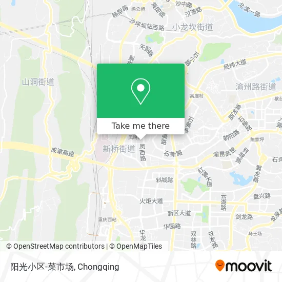 阳光小区-菜市场 map