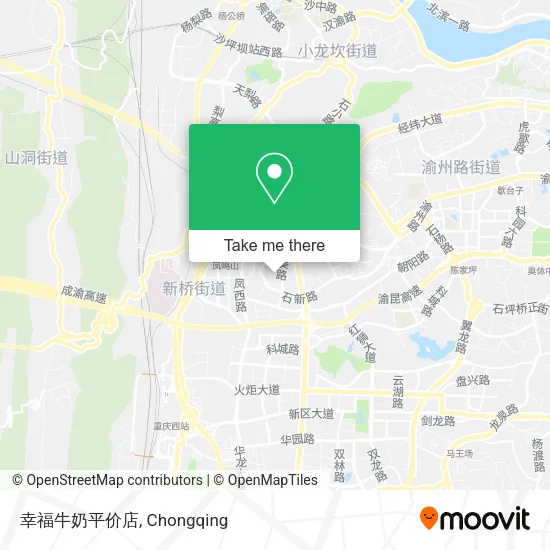 幸福牛奶平价店 map