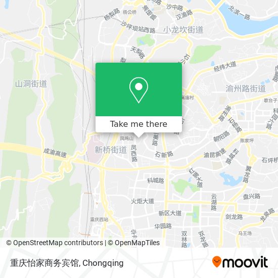 重庆怡家商务宾馆 map