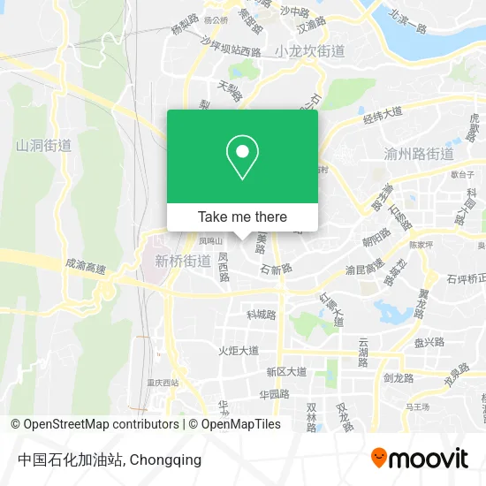 中国石化加油站 map