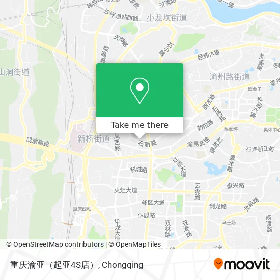 重庆渝亚（起亚4S店） map