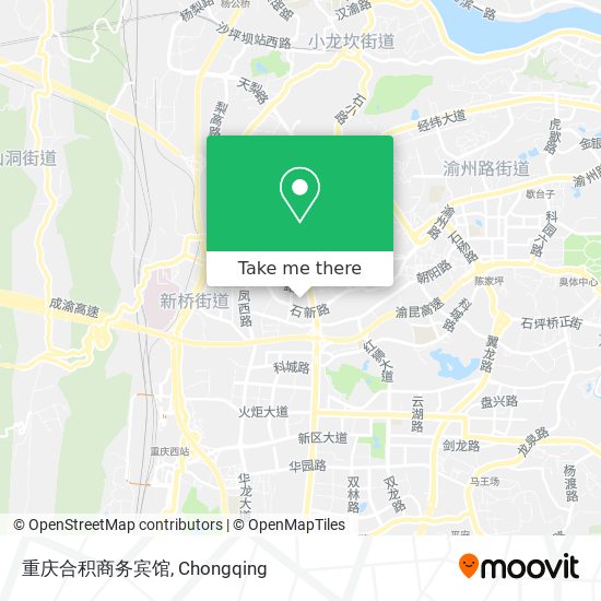 重庆合积商务宾馆 map