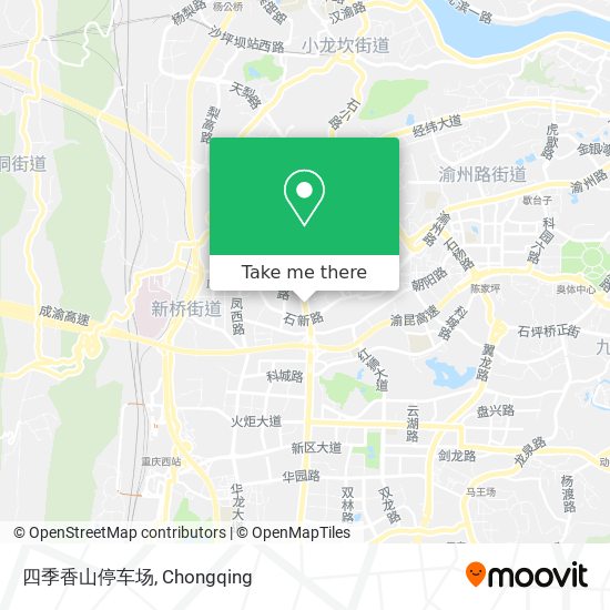 四季香山停车场 map