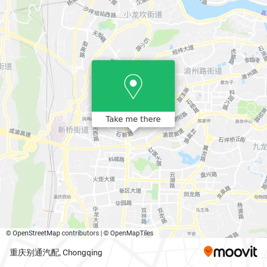 重庆别通汽配 map