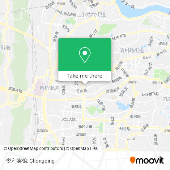 悦利宾馆 map