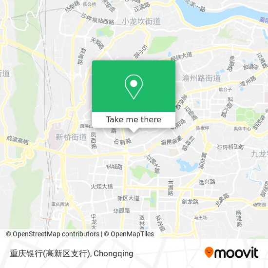 重庆银行(高新区支行) map