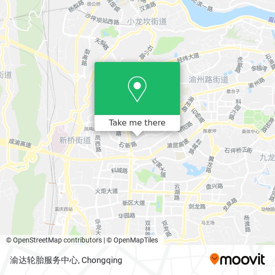渝达轮胎服务中心 map