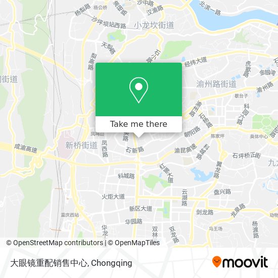 大眼镜重配销售中心 map