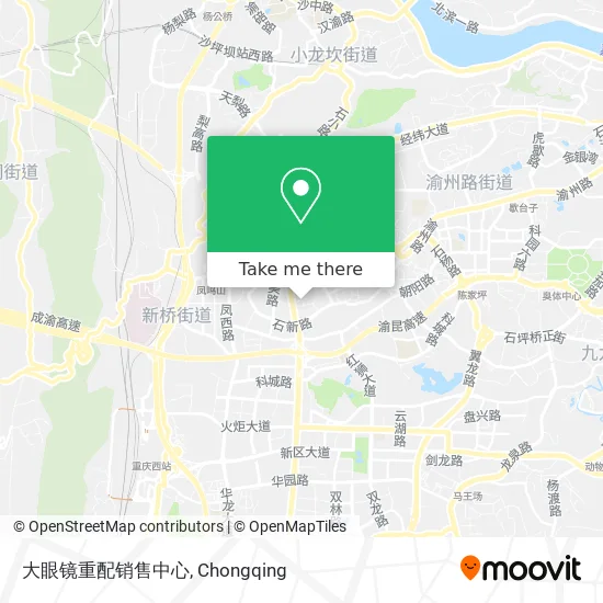 大眼镜重配销售中心 map