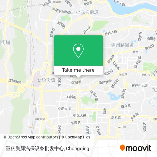 重庆鹏辉汽保设备批发中心 map