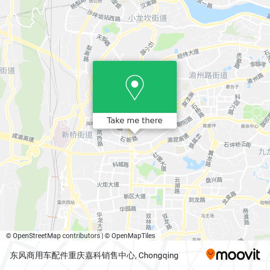 东风商用车配件重庆嘉科销售中心 map