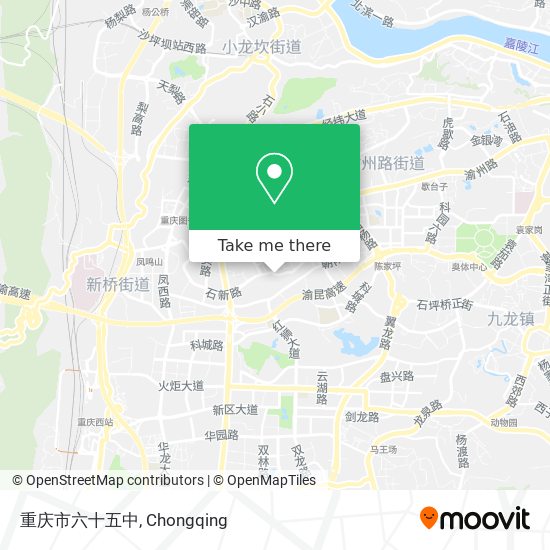 重庆市六十五中 map