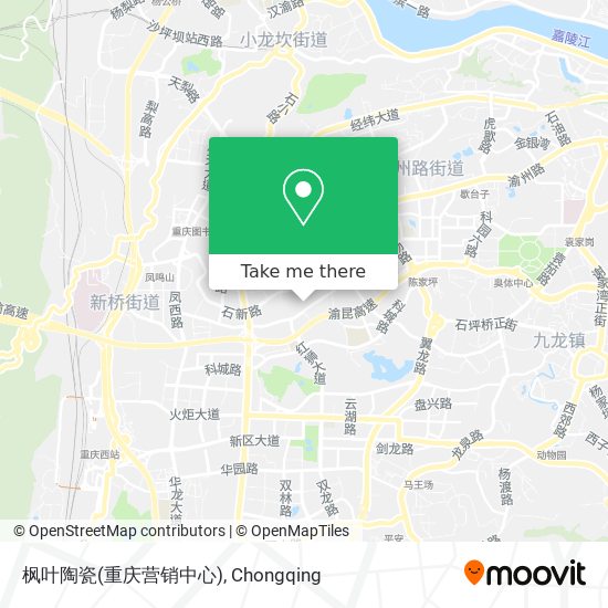 枫叶陶瓷(重庆营销中心) map