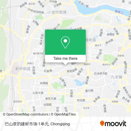 巴山星韵建材市场-1单元 map