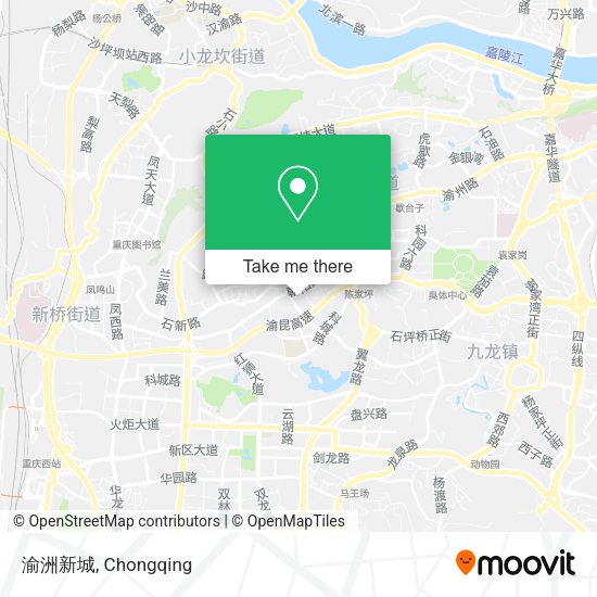 渝洲新城 map