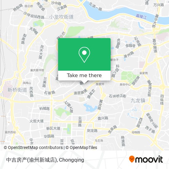 中吉房产(渝州新城店) map