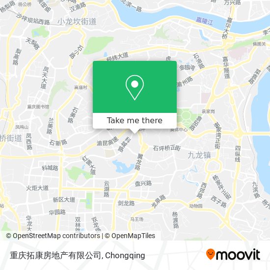 重庆拓康房地产有限公司 map
