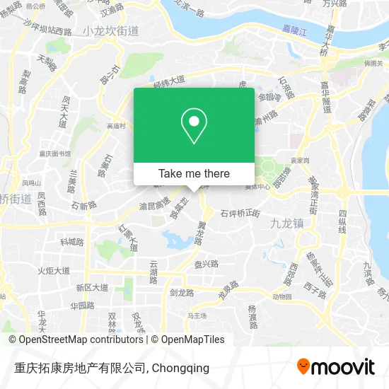 重庆拓康房地产有限公司 map