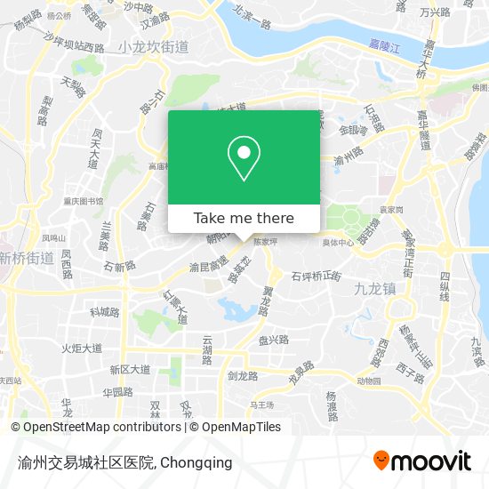 渝州交易城社区医院 map