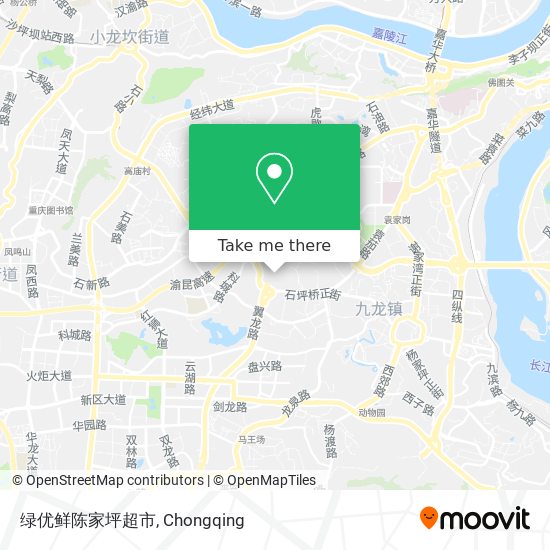 绿优鲜陈家坪超市 map