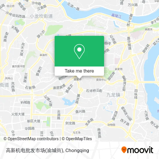 高新机电批发市场(渝城街) map