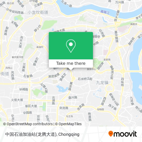 中国石油加油站(龙腾大道) map