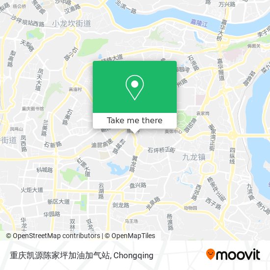 重庆凯源陈家坪加油加气站 map