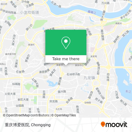 重庆博爱医院 map