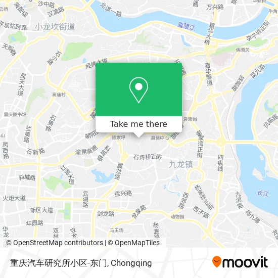重庆汽车研究所小区-东门 map