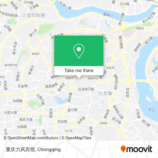 重庆力风宾馆 map