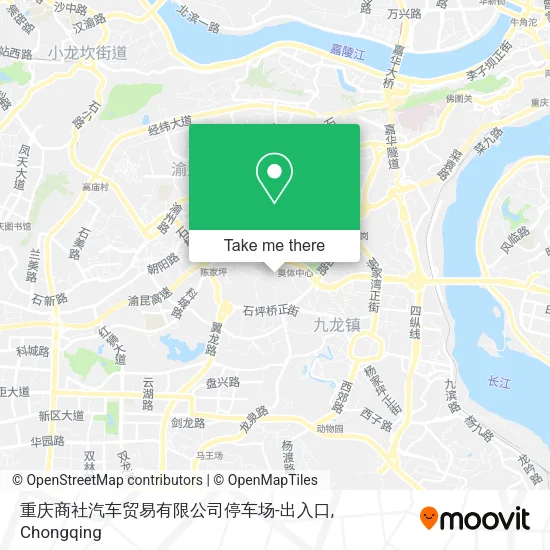 重庆商社汽车贸易有限公司停车场-出入口 map
