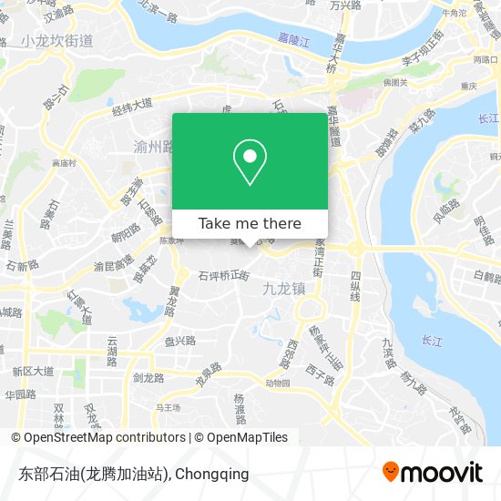 东部石油(龙腾加油站) map