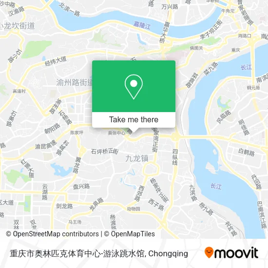 重庆市奥林匹克体育中心-游泳跳水馆 map