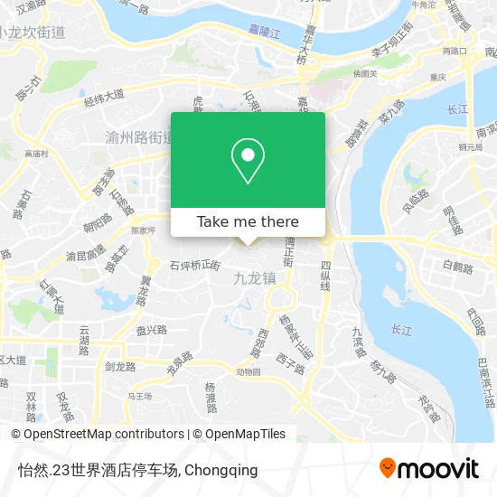 怡然.23世界酒店停车场 map