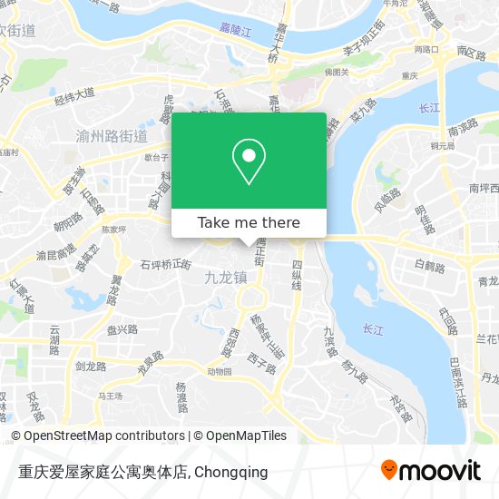 重庆爱屋家庭公寓奥体店 map