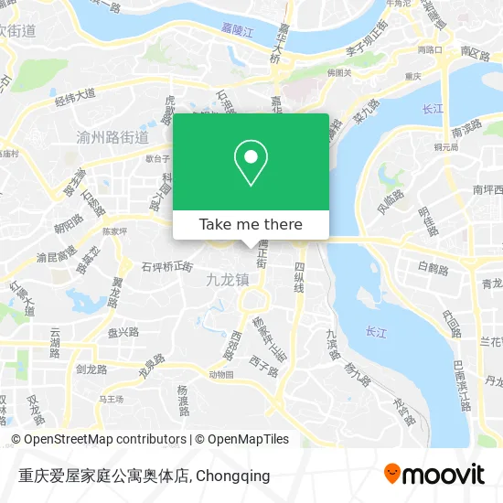 重庆爱屋家庭公寓奥体店 map