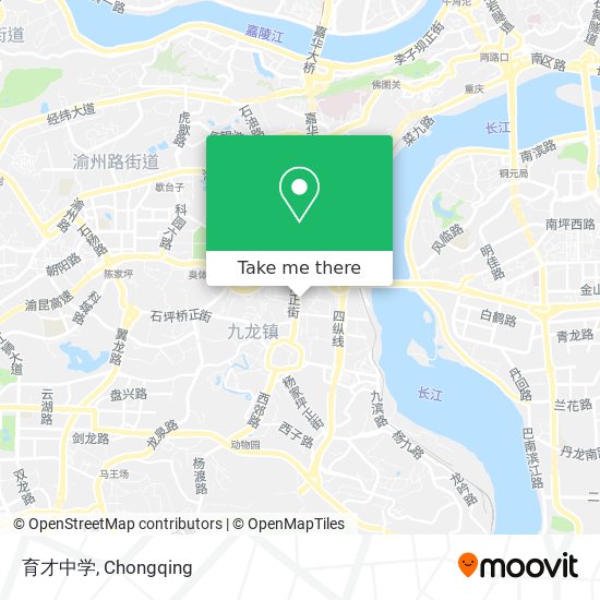 育才中学 map