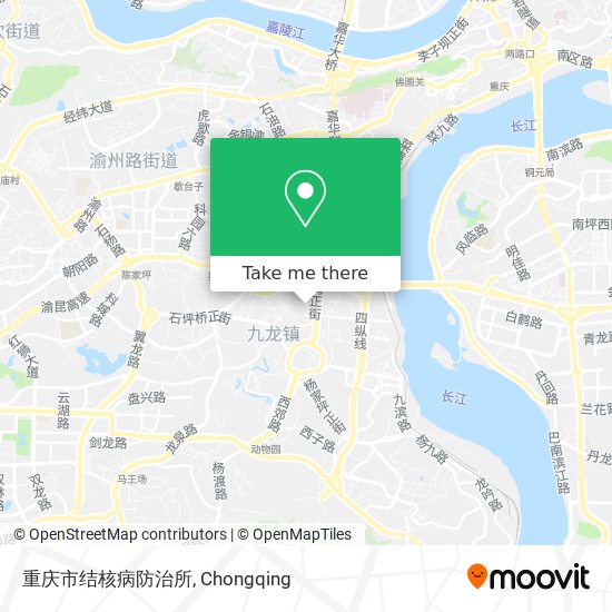 重庆市结核病防治所 map