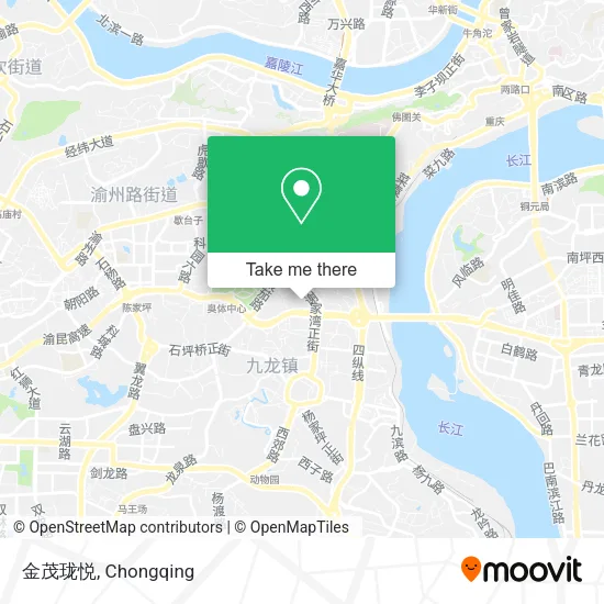 金茂珑悦 map