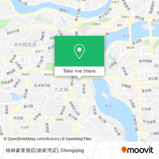 格林豪泰酒店(谢家湾店) map