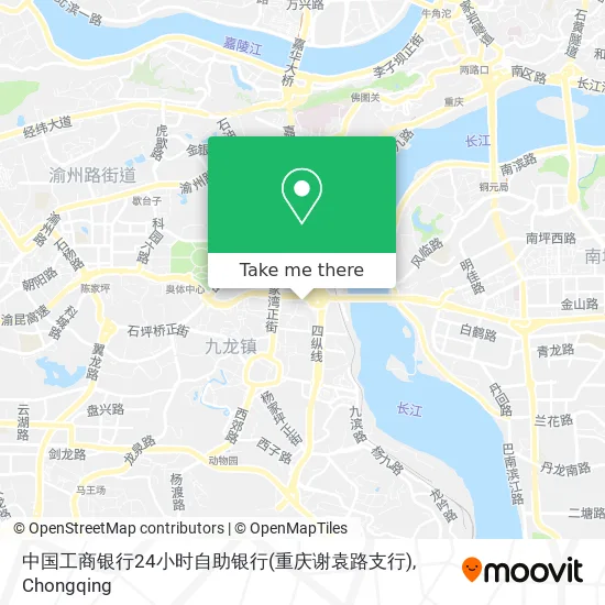 中国工商银行24小时自助银行(重庆谢袁路支行) map