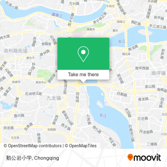 鹅公岩小学 map