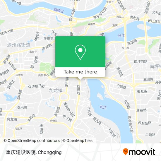 重庆建设医院 map