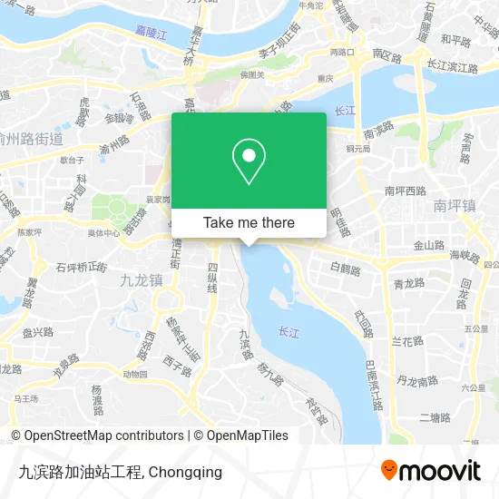 九滨路加油站工程 map