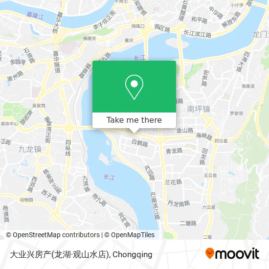大业兴房产(龙湖·观山水店) map